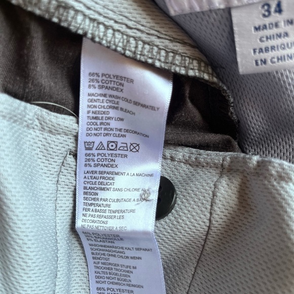 Tommy Bahama Mens Size 34 Gray Casual Summer Shorts - Picture 6 of 7